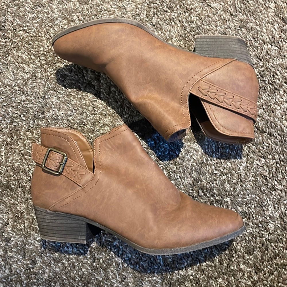 Madden girl brown booties